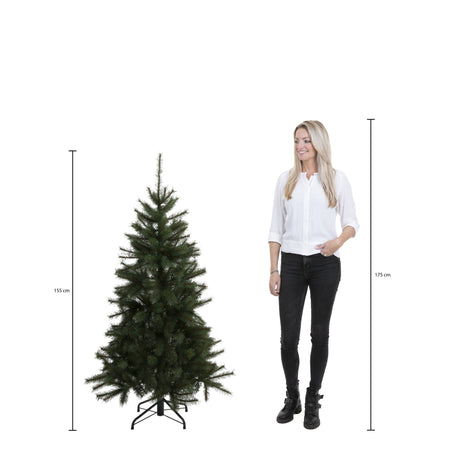 Triumph Tree Forest frosted pine kerstboom groen TIPS 618 - h155xd119cm