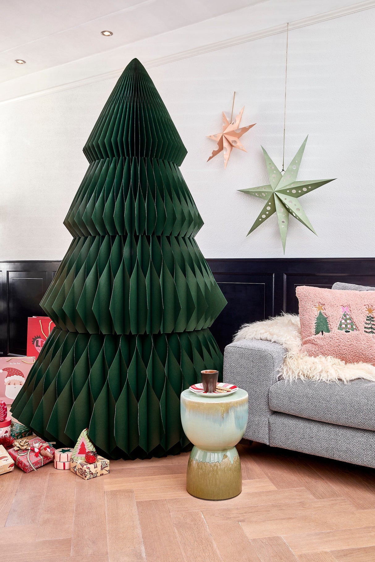 Mica Decorations Decoratie boom groen FSC Mix - h212xd120cm