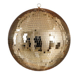 Mica Decorations Spiegel bal hangend champagne - d50cm