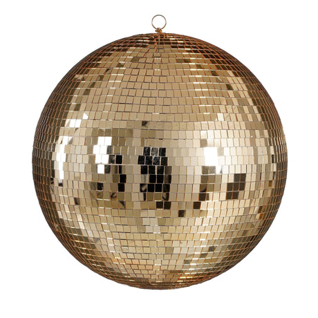 Mica Decorations Spiegel bal hangend champagne - d50cm