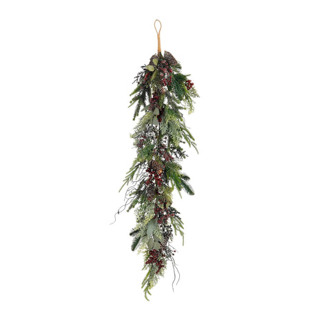 Mica Decorations Bodi druppel bordeaux - l110xb18xh10cm