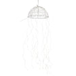 Luca Lighting Kroonluchter kwal zilver warm wit 160led IP44 - l100xd27cm - maximondo