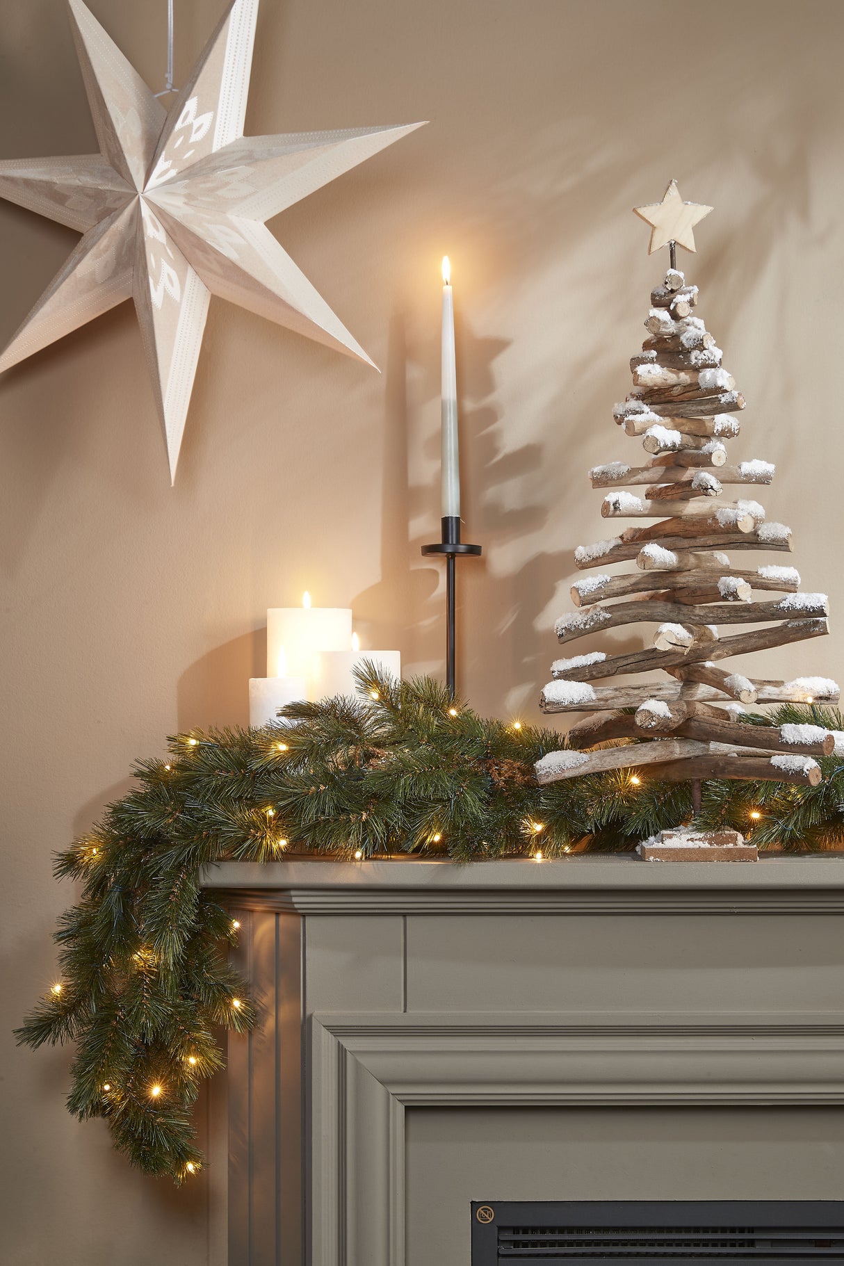 Triumph Tree Forest frosted guirlande led groen 72L TIPS 140 - l180xd33cm