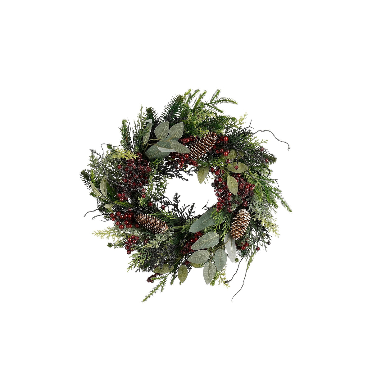 Mica Decorations Bodi krans bordeaux - h11xd40cm