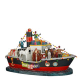 Luville Collectables Pakjesboot battery operated - l32,5xb17,5xh19cm