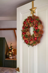 Mica Decorations Landon krans bruin - h9xd45cm - maximondo