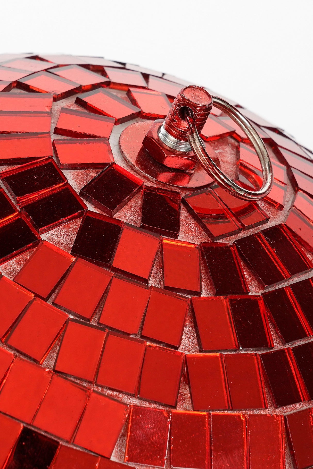 Mica Decorations Ornament spiegel bal rood - d30cm