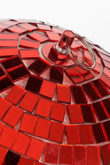 Mica Decorations Ornament spiegel bal rood - d30cm