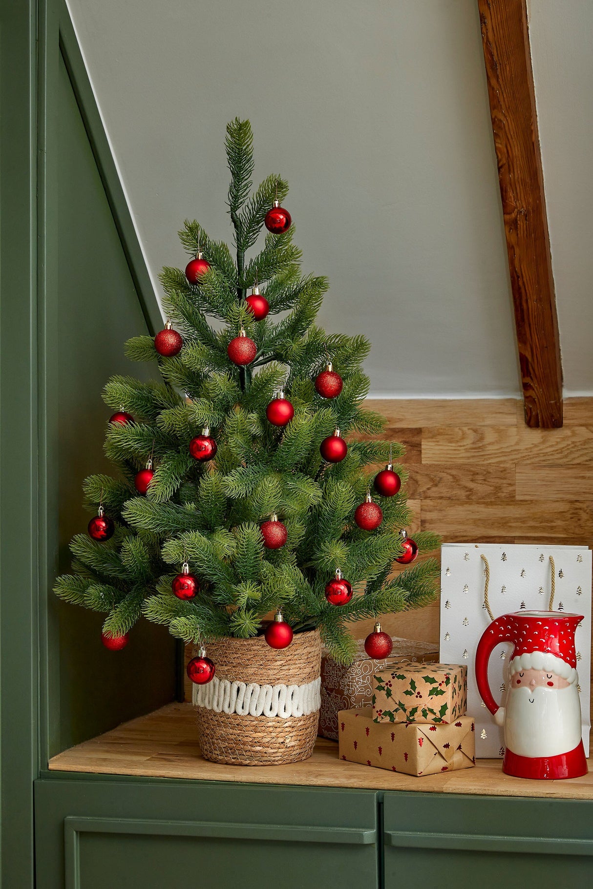 Black Box Trees Nagoya kerstboom potted groen TIPS 175 - h90xd55cm - maximondo
