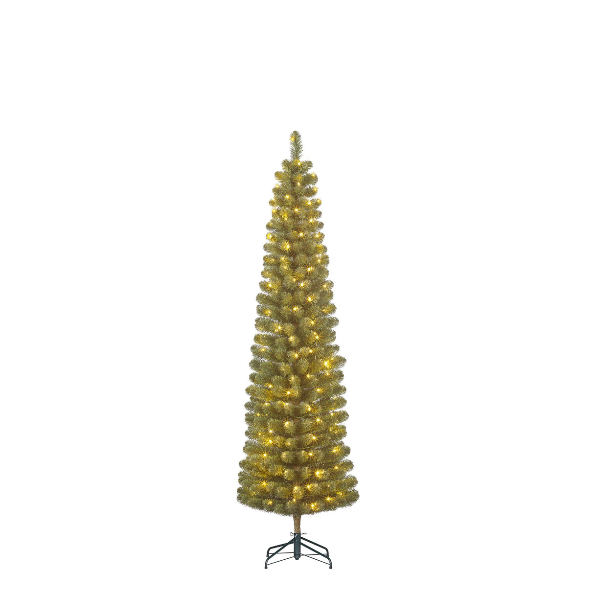 Black Box Trees Charlton Kunstkerstboom met LED  - H185 x  Ø53 cm - Groen - maximondo