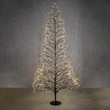 Luca Lighting Boom led zwart klassiek wit 3000led IP44 en timer - h210xd100cm - maximondo