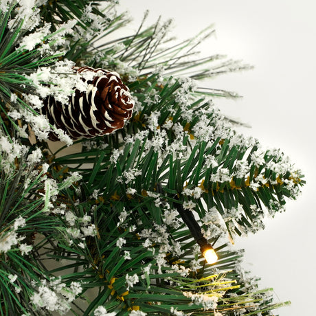 Black Box Trees Vandans slinger led groen frosted 30L TIPS 100 battery operated - l180xd20cm