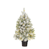Black Box Trees Nagoya Kunstkerstboom in Pot met LED Verlichting en Timerfunctie
