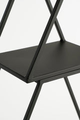 Mica Decorations Decoratie tray boom zwart 3 delig - l50xb14xh71cm