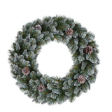 Triumph Tree Empress krans groen frosted TIPS 160 - d60cm