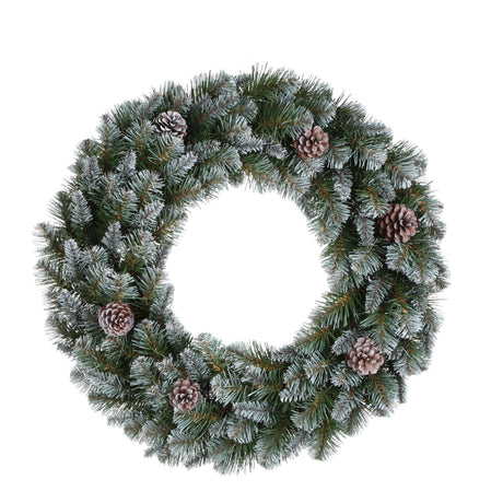 Triumph Tree Empress krans groen frosted TIPS 160 - d60cm