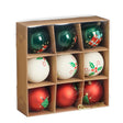 Mica Decorations kerstballen Set - 9 Stuks - Ø8 cm - maximondo