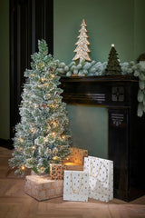 Black Box Trees Vandans kunstkerstboom in Pot - H90 x Ø48 cm - Groen Frosted - maximondo