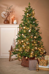 Mica Decorations kerstboomrok bruin - ↕26cm - Ø55cm