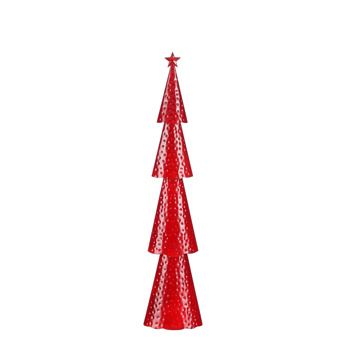 Mica Decorations Decoratie boom rood - l14,5xb8xh68cm