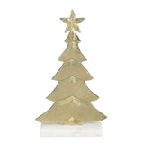 Mica Decorations Decoratie boom champagne - l18xb7xh32cm