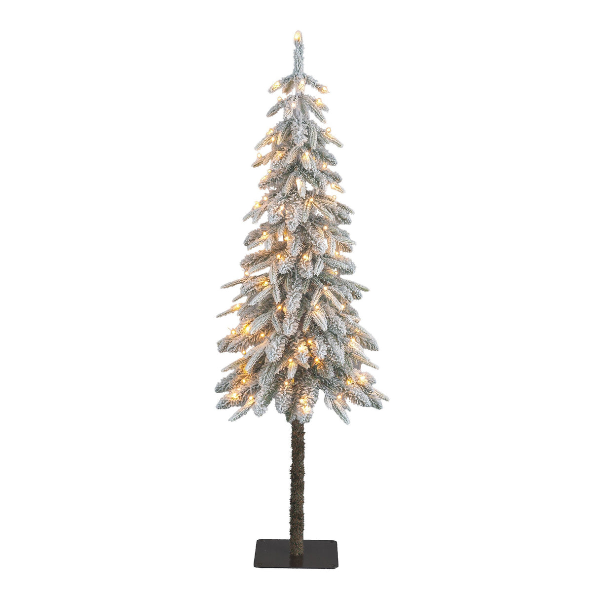 Black Box Trees Lodge Kunstkerstboom met Verlichting en Timer- en Dimfunctie - H155 x  Ø48 cm