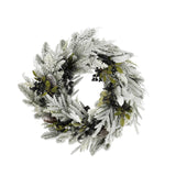 Mica Decorations Vesper krans zwart - h13xd50cm - maximondo