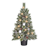 Black Box Trees Kaprun Kunstkerstboom in Pot met LED Verlichting en Timerfunctie - H90 cm