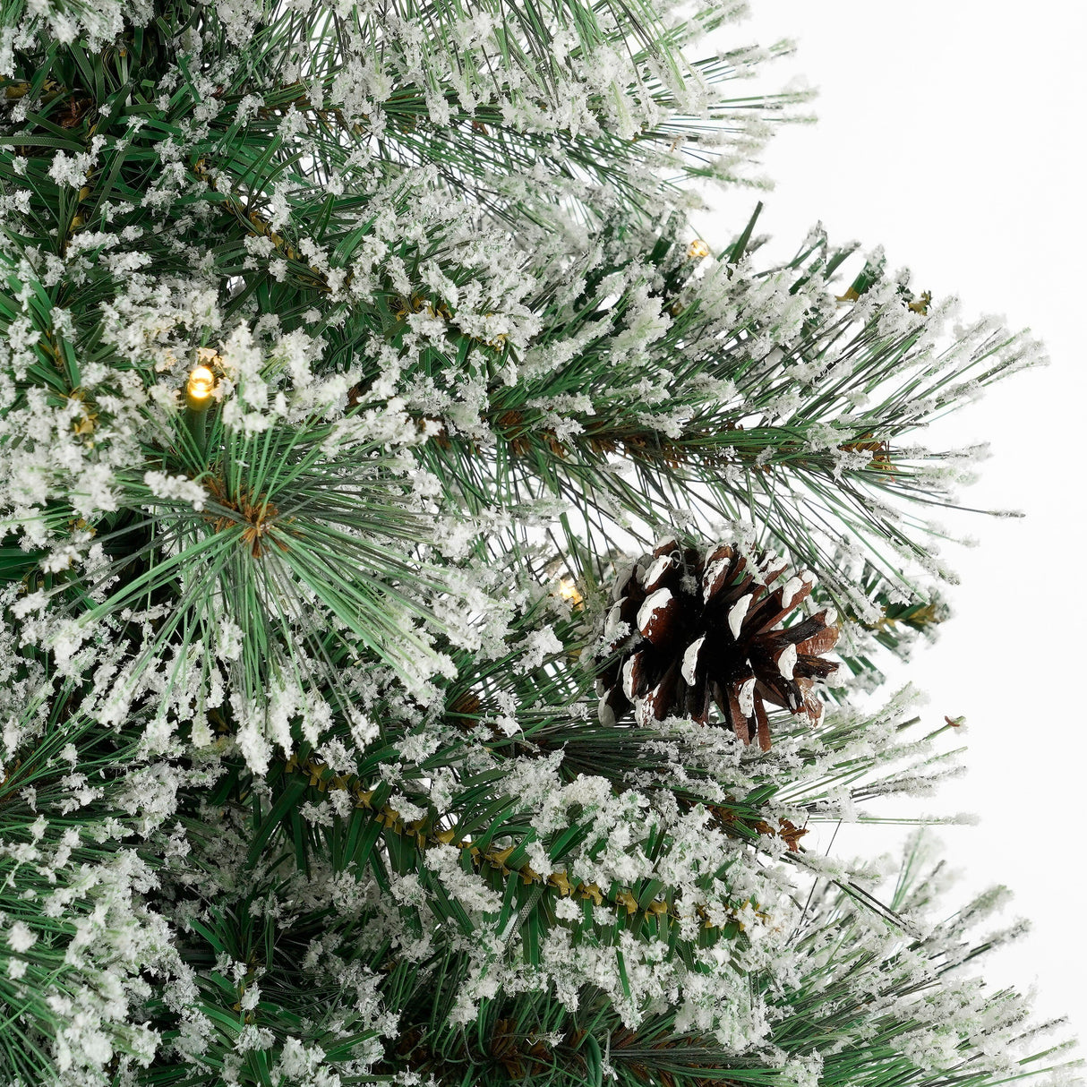 Black Box Trees Vandans Kunstkerstboom met LED Verlichting en Timerfunctie - H120 x Ø60cm - Groen - maximondo