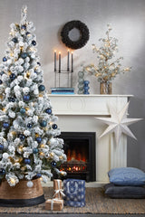 Mica Decorations kerstboomrok, zwart - ↕26cm - Ø58cm