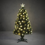 Luca Lighting Mercury boom fibre optic groen warm wit 95led 8 function controller - h90xd40cm