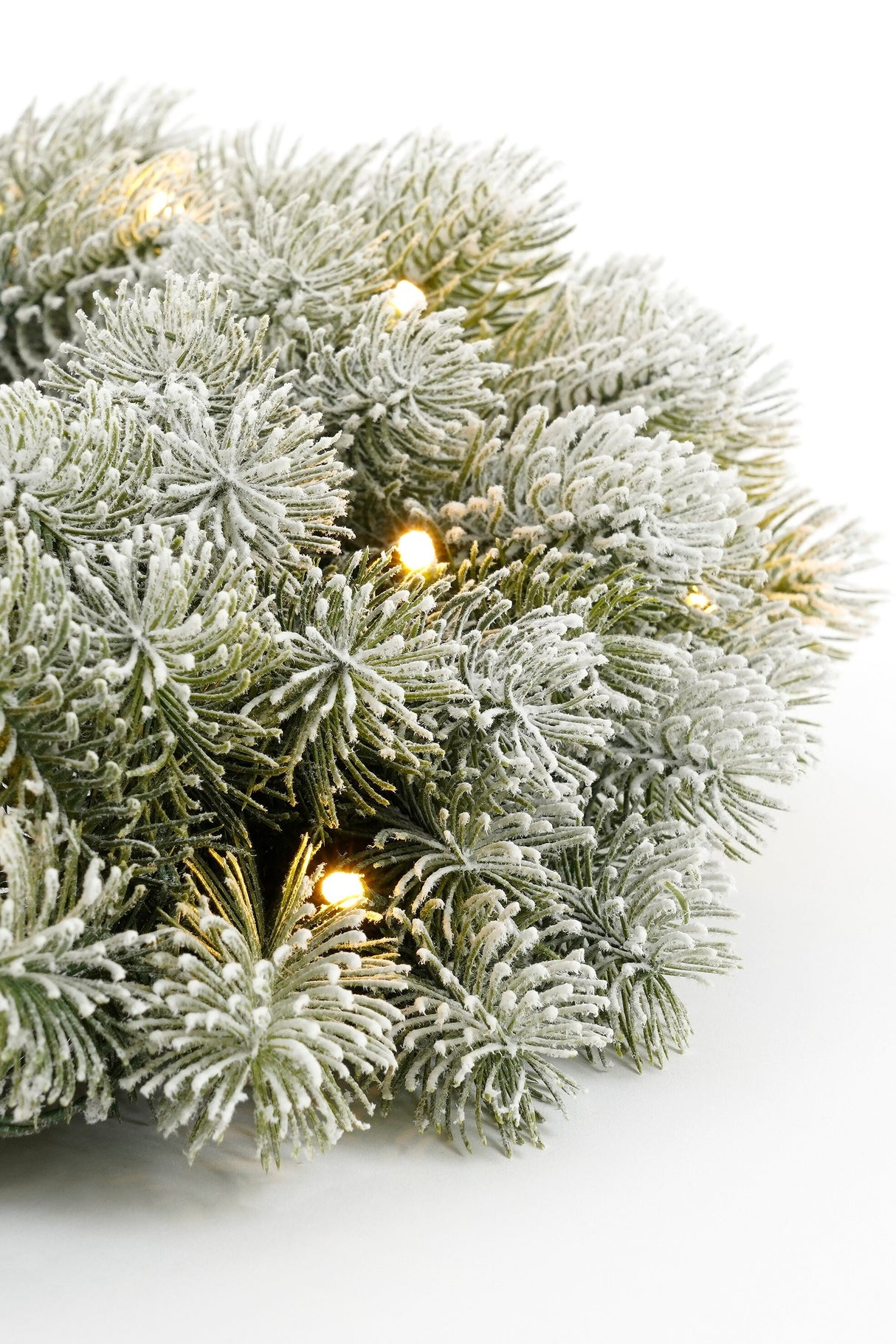 Black Box Trees Nagoya krans led groen frosted 20L TIPS 70 battery operated en timer - h12xd45cm