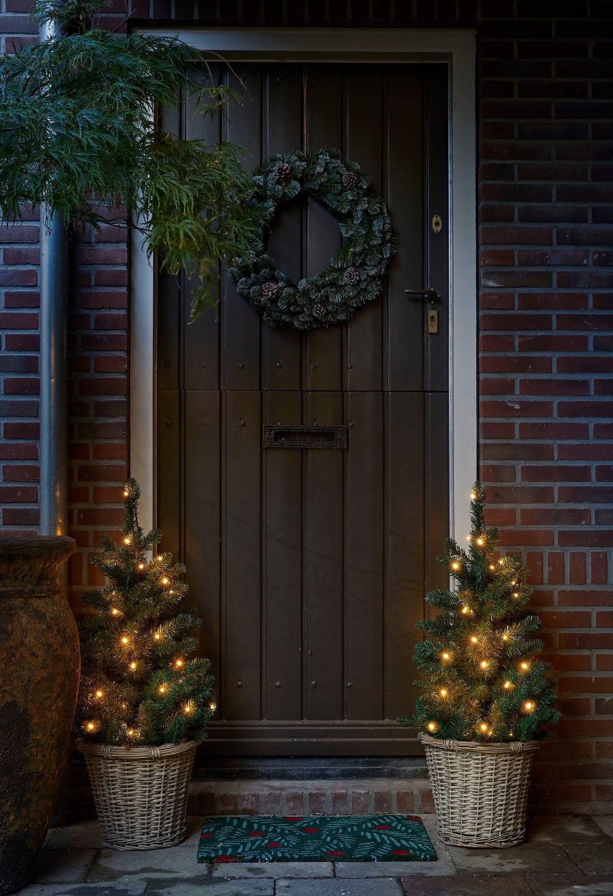 Triumph Tree Empress krans groen frosted TIPS 160 - d60cm