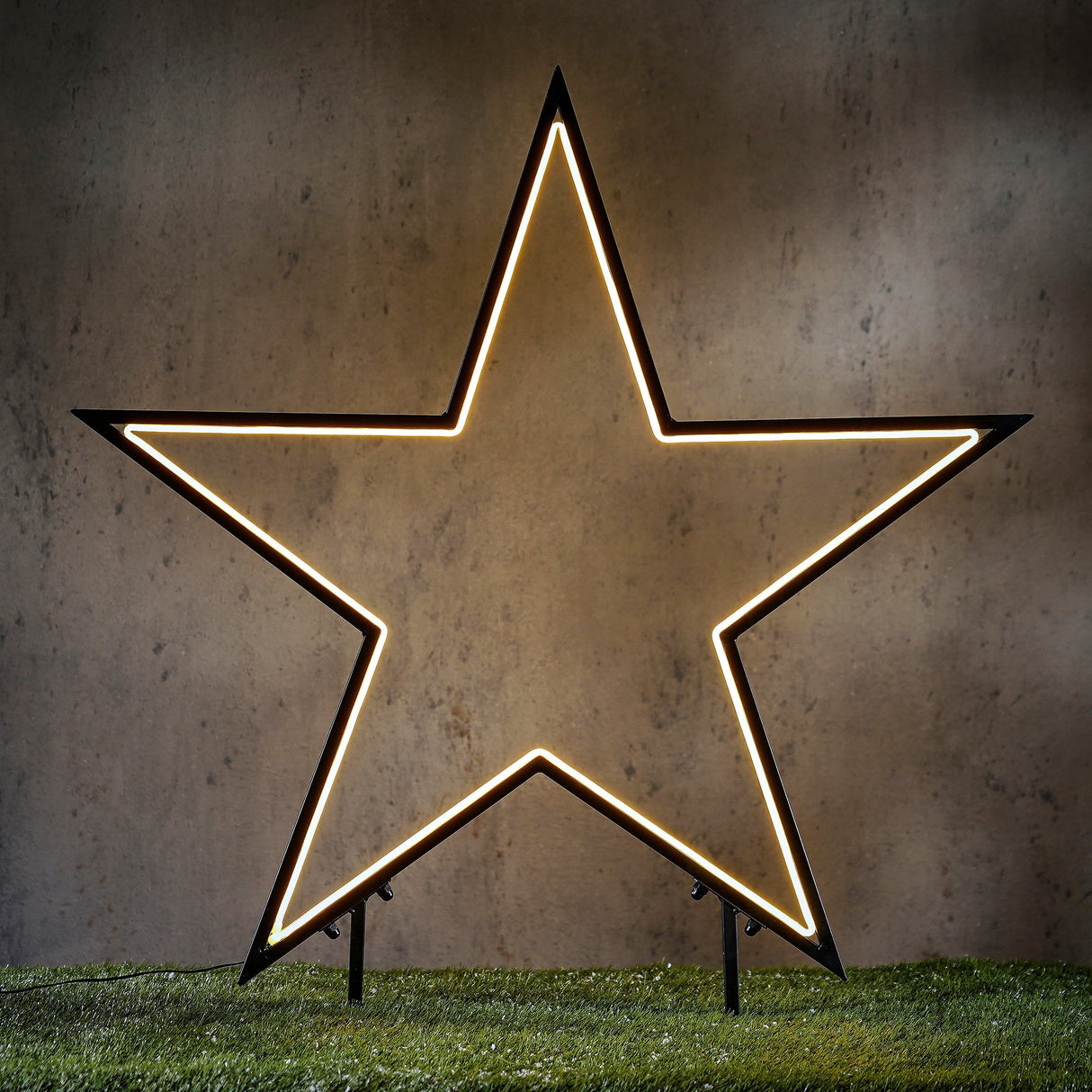 Luca Lighting Garden d light neon tuinsteker ster  IP44 timer