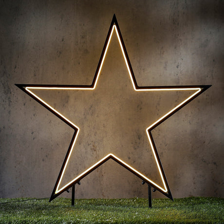 Luca Lighting Garden d light neon tuinsteker ster  IP44 timer