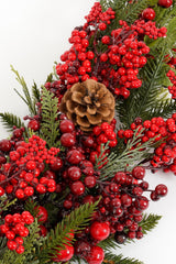 Mica Decorations Randell druppel rood - l110xb18xh10cm