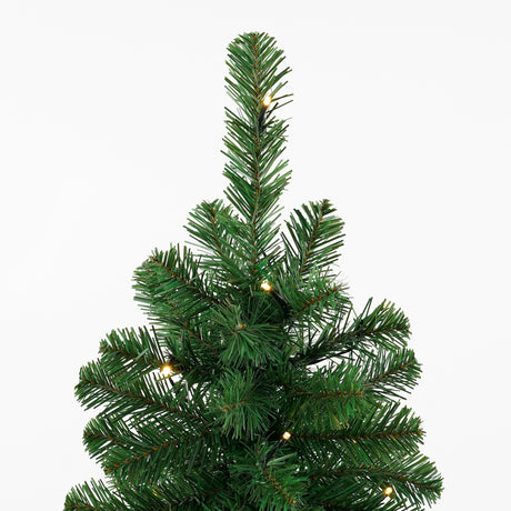 Black Box Trees Norton Kunstkerstboom in Pot met LED Verlichting - H90 x Ø50 cm - Groen