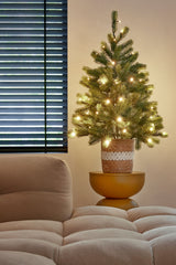 Black Box Trees Nagoya kerstboom potted led groen 50L TIPS 175 battery operated - h90xd55cm