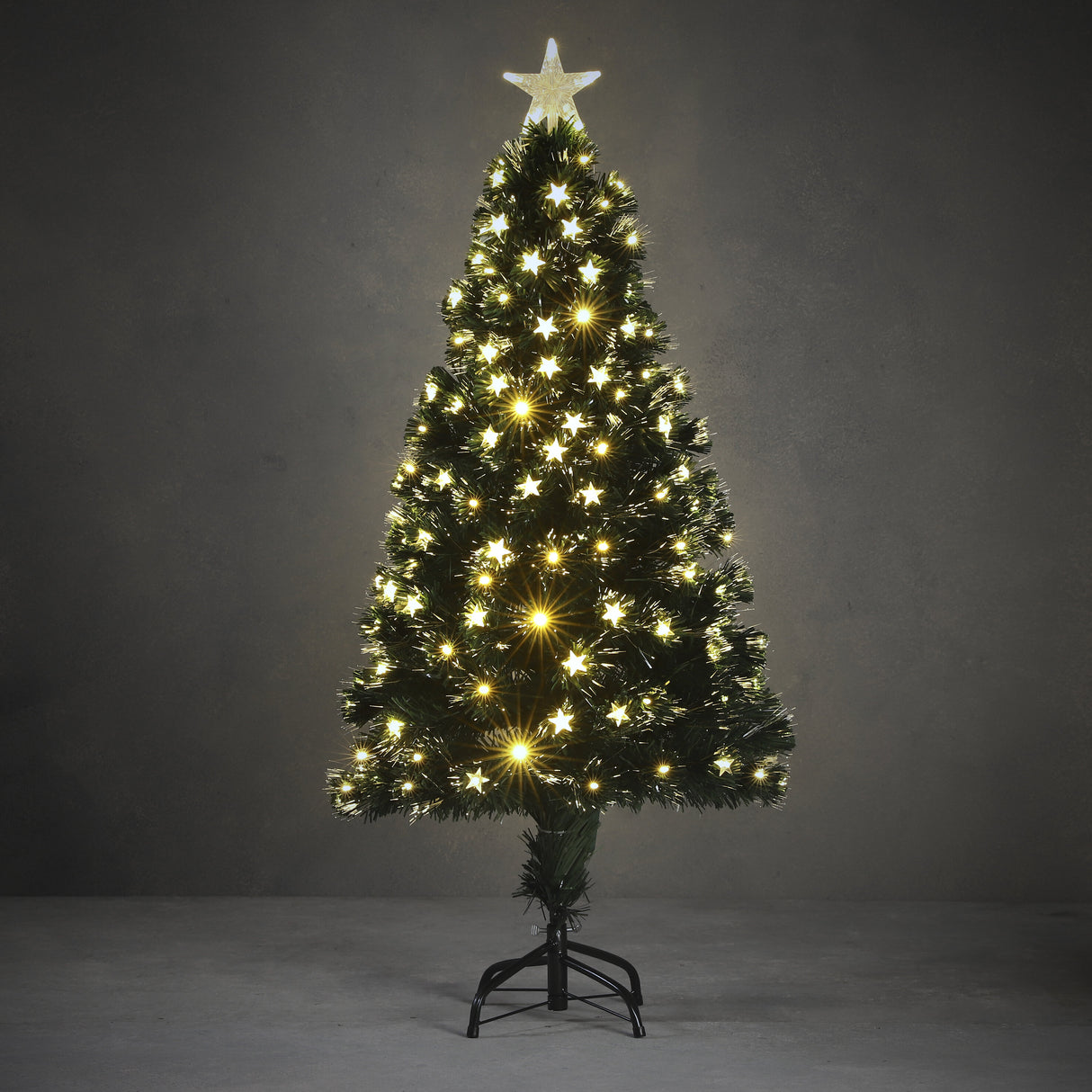Luca Lighting Mercury boom fibre optic groen warm wit 185led 8 function controller - h150xd65cm
