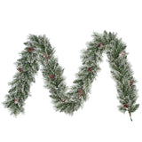 Black Box Trees Vandans slinger groen frosted TIPS 150 - l270xd20cm