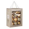 Mica Decorations Bal glas goud 26 stuks - d7cm - maximondo