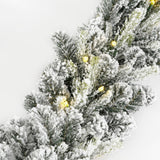 Black Box Trees Grimshaw slinger Dual Led groen frosted warm wit 40L 200 TIPS battery operated en timer - l270xd25cm