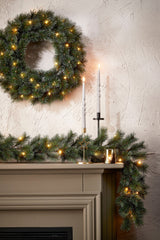 Black Box Trees Glendon krans led werkt op batterijen groen 20L TIPS 72 - d45cm