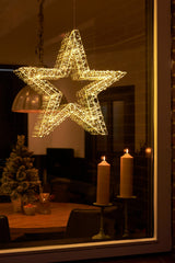 Luca Lighting Ster wit warm wit 1200led IP44 en timer - d56cm