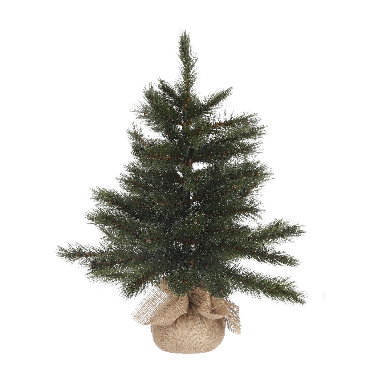 Triumph Tree Forest frosted kerstboom w burlap groen TIPS 64 - h60xd46cm