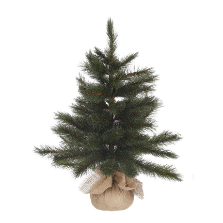 Triumph Tree Forest frosted kerstboom w burlap groen TIPS 64 - h60xd46cm