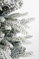 Black Box Trees Grimshaw kerstboom potted groen frosted 120 TIPS - h90xd61cm