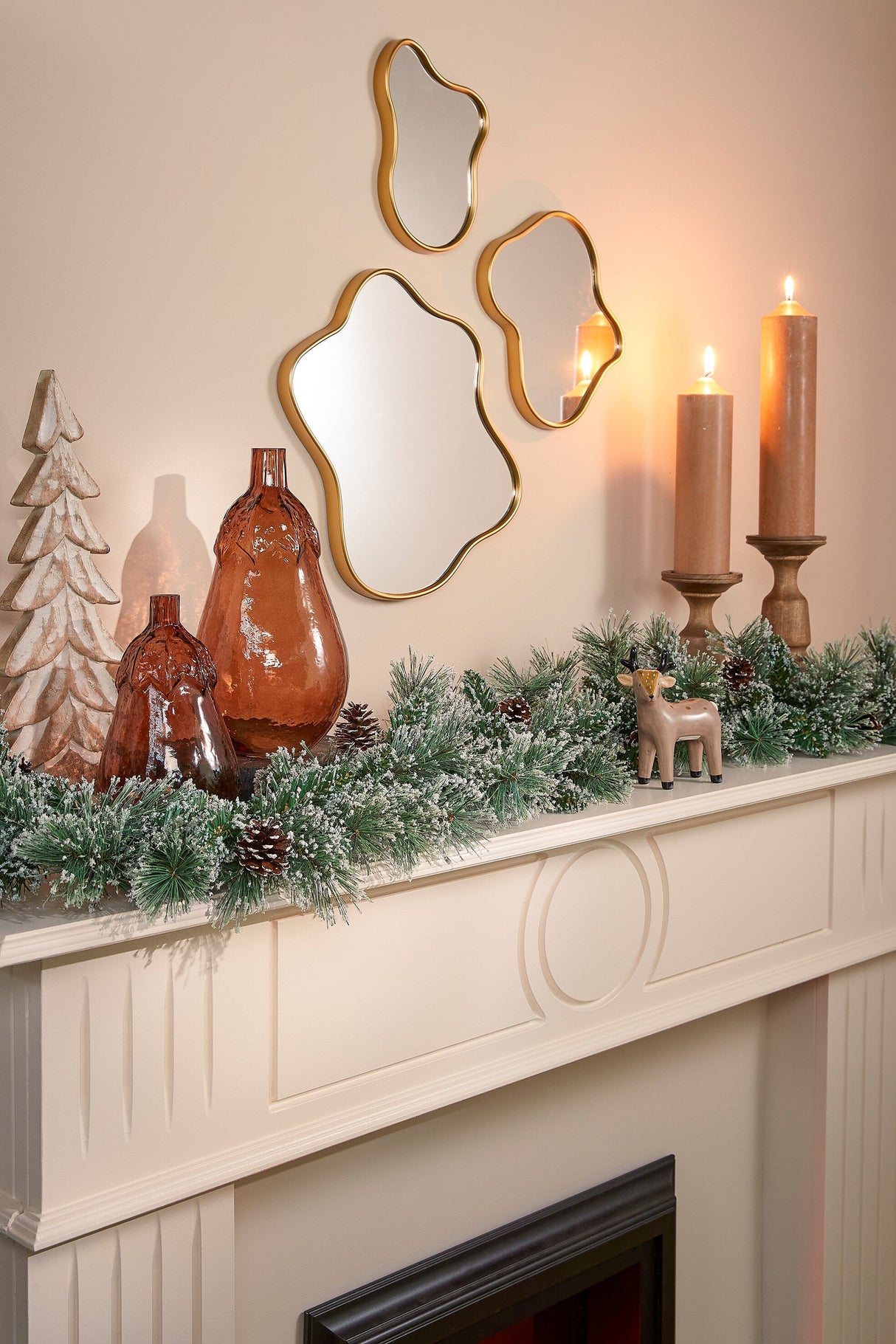 Black Box Trees Vandans slinger groen frosted TIPS 150 - l270xd20cm