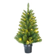 Black Box Trees Riverton kerstboom led potted werkt op batterijen groen 30L TIPS 126 - h90xd58cm - maximondo