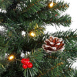 Black Box Trees Creston set led werkt op batterijen kerstboom 2pcs 40L krans 1pcs 20L - h90xd45cm - maximondo